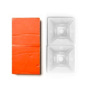 1 Inch Natural Color Adhesive Backed Mounting Base