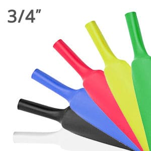 3/4" Flexible Polyolefin Tubing (2:1 Shrink Ratio)